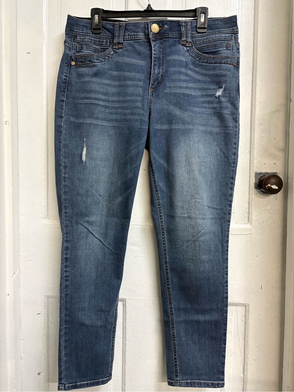 Democracy Women’s Skinny Jeans in Dark Blue Wash